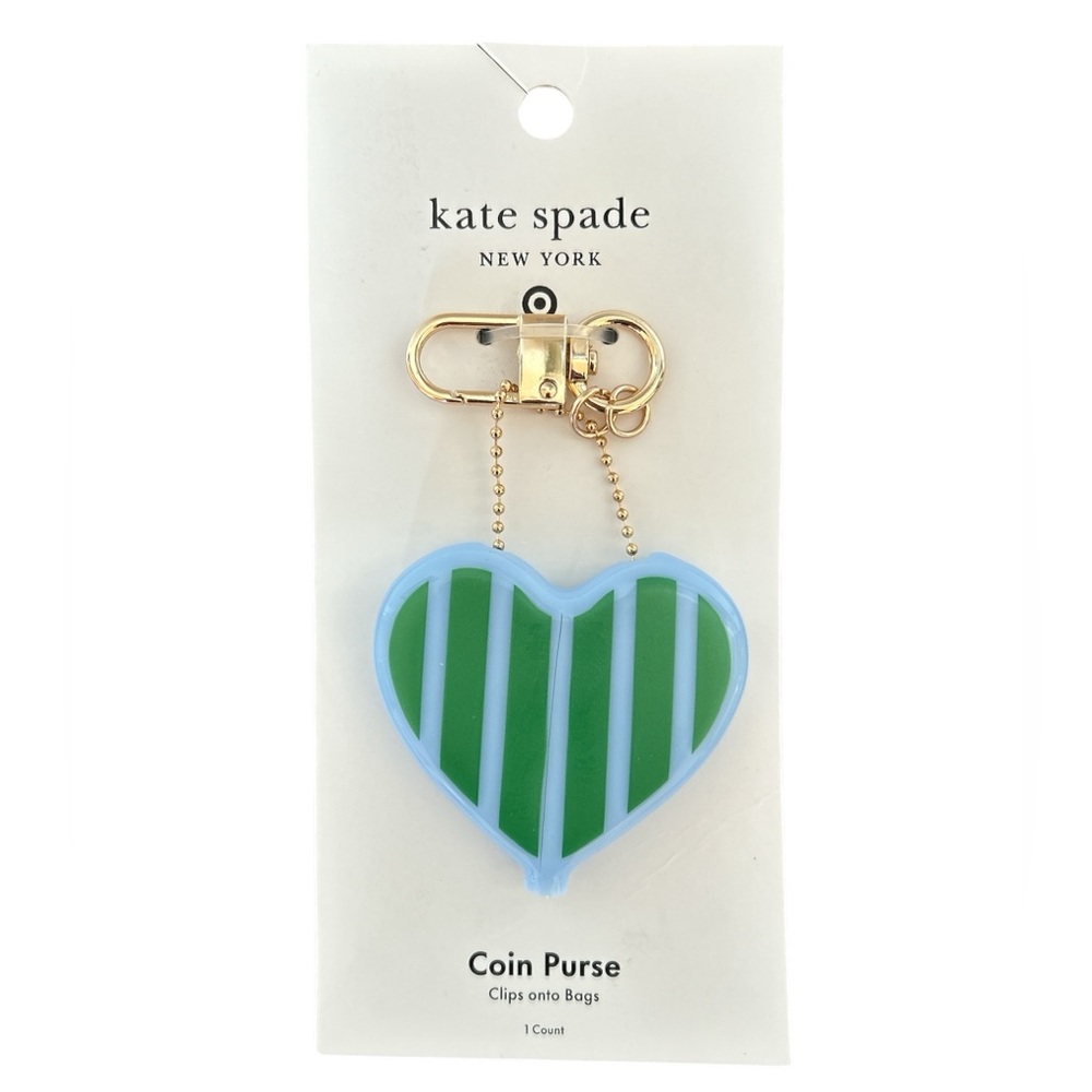 Kate Spade Blue and Green Heart Key Holder🥳🥳❌❌ - Picture 3 of 3